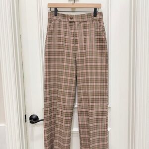 Ladies Classic Plaid Trousers